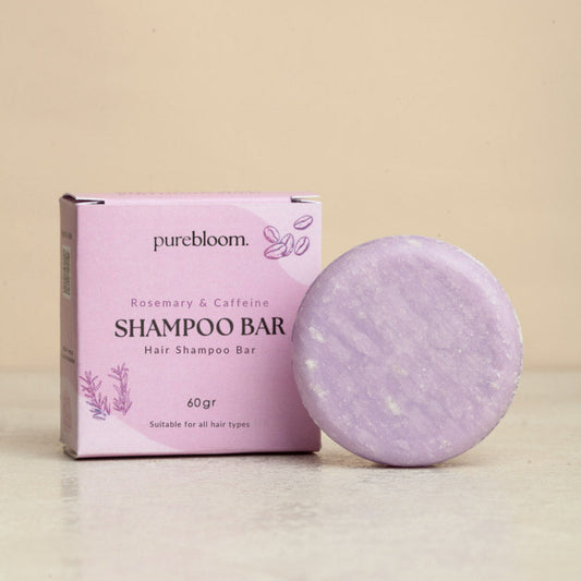 Rice Protein Shampoo Bar for Hair Growth - Rosemary & Caffeine