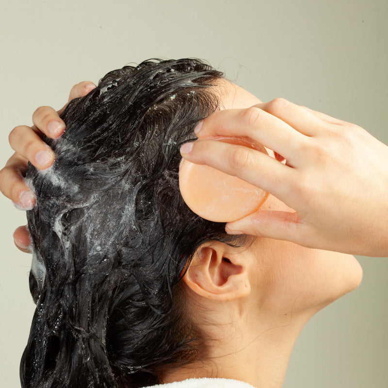 Rice Protein Shampoo Bar for Hair Growth - Mango & Papaya